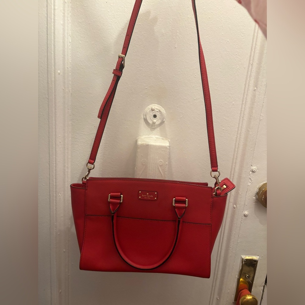 Kate Spade Cherry Red Shoulder Bag - Picture 4 of 5